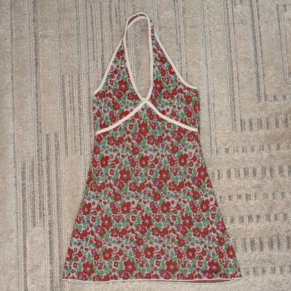 Zara Dresses & Skirts - Zara Red Floral Mini Dress